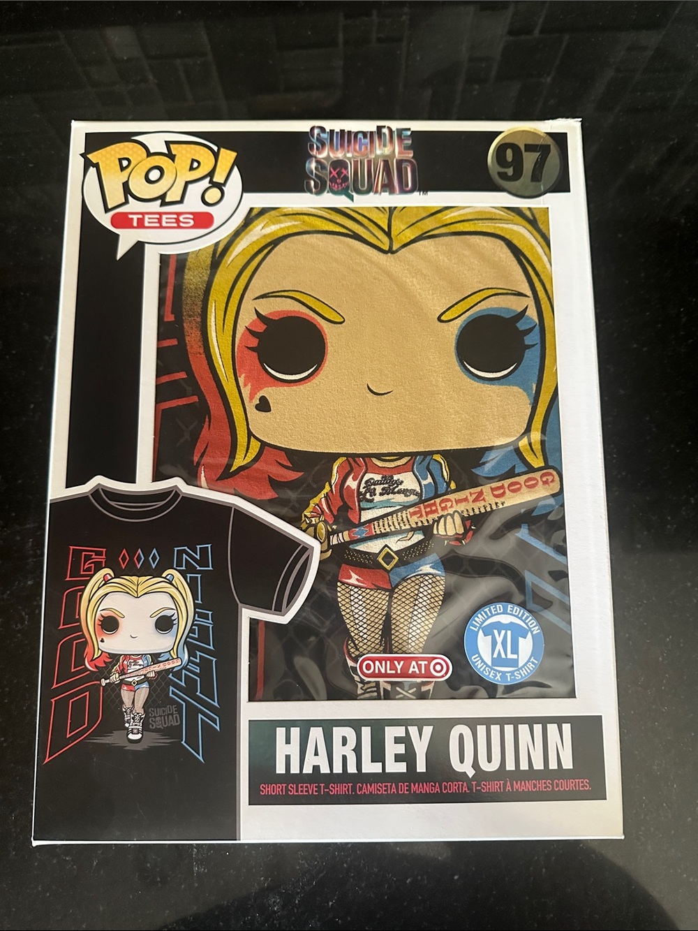 Funko Pop! Tees Harley Quinn Graphic Tee — BRAND NEW IN BOX